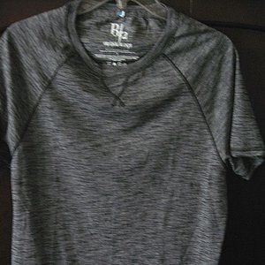 NEW Men's Short Sleeve Gray black Shirt Size Small